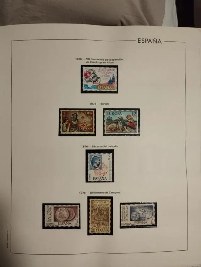 Francobolli Spagna 1976