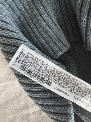 Jersey Zara cuello volantes S precio en zara 26€