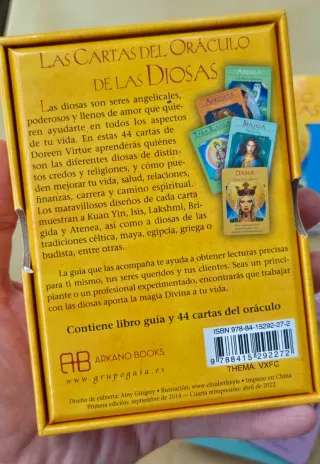 Cartas Oráculo de las Diosas de Doreen Virtue