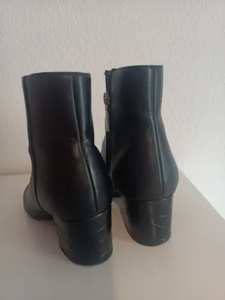 Botas tacón mujer negro