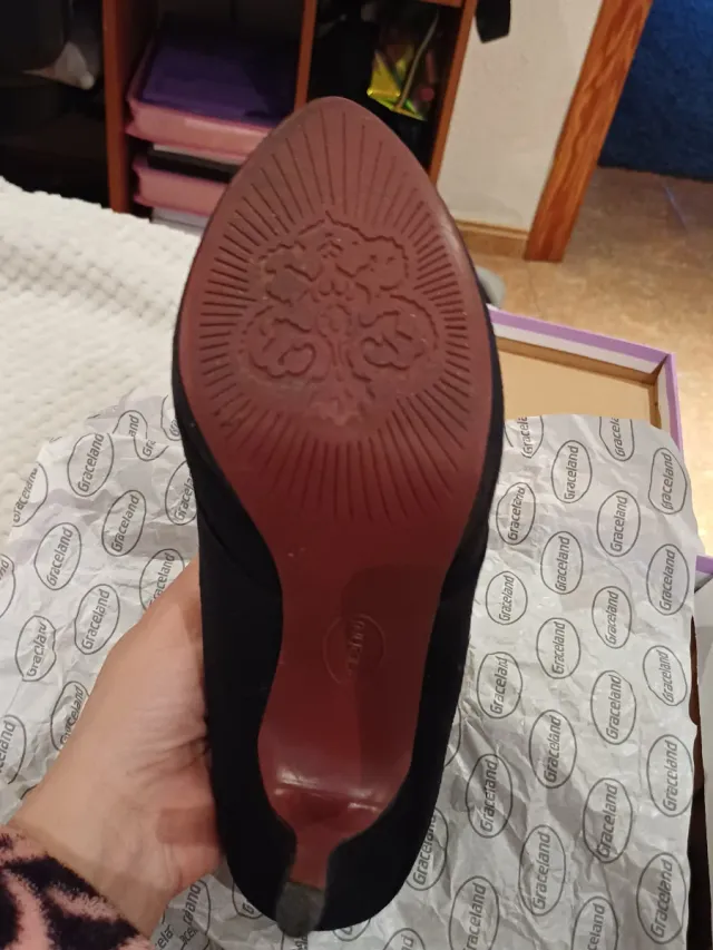 Botín Tacón Plataforma Graceland Talla 41