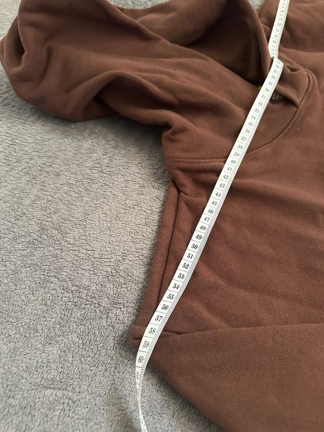 Sudadera Sp5der marrón con telaraña