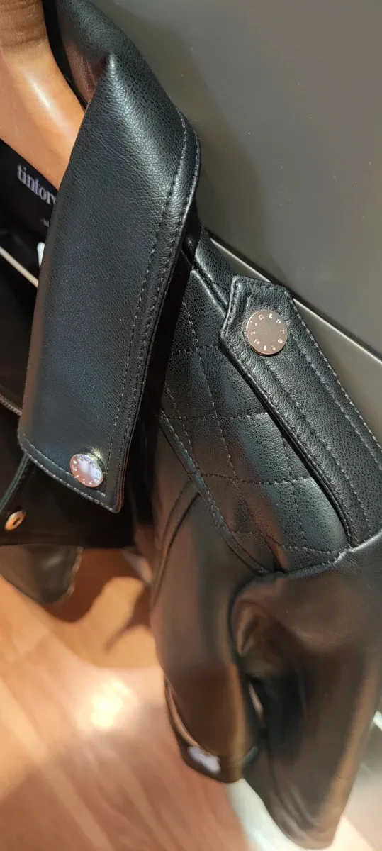 Cazadora Biker Tintoretto Negra Talla M