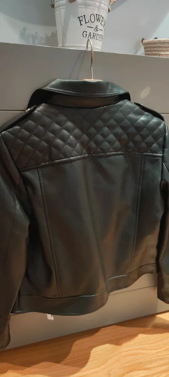 Cazadora Biker Tintoretto Negra Talla M