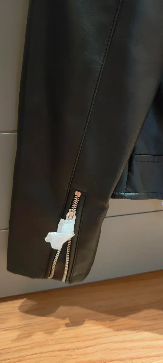 Cazadora Biker Tintoretto Negra Talla M