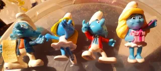 2 Lotes Pitufos Peyo y Schneider