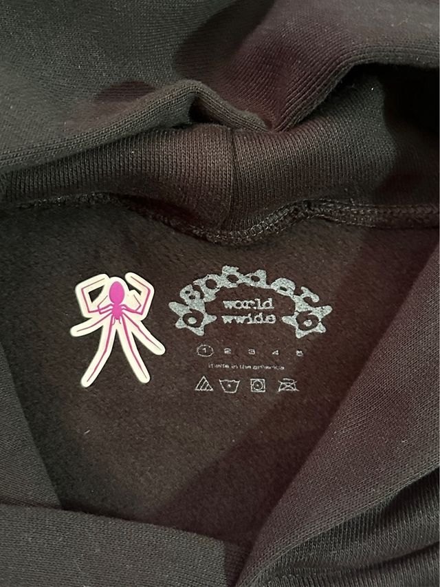 Sudadera Sp5der Negra