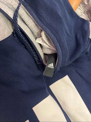 Sudadera Adidas Azul y Gris