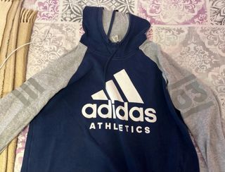 Sudadera Adidas Azul y Gris