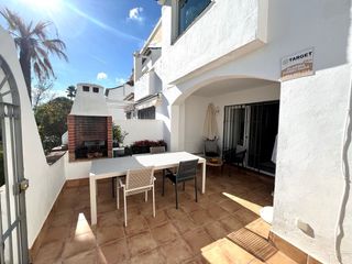 Apartamento con jardín, piscina y bbq en Nagüeles