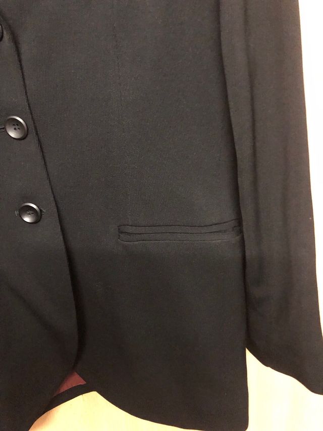 Americana negra elegante