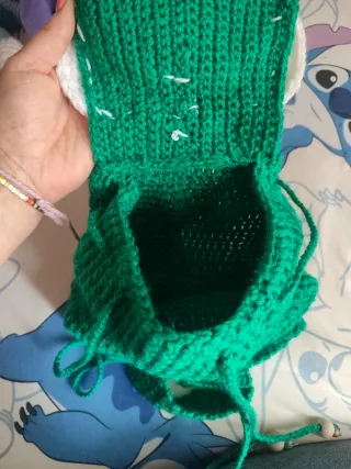 Mochila mono crochet hecha a mano