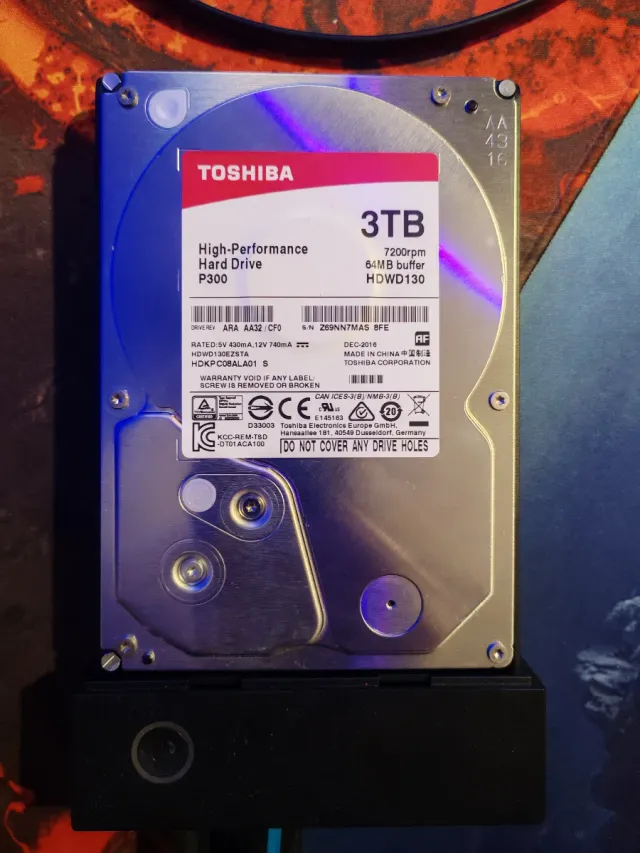 Disco Duro Toshiba 3TB P300 HDWD130