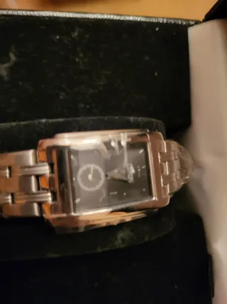 Reloj Lotus Mujer Negro/Plata