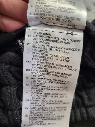 Pantalón Chándal Adidas Negro Talla M