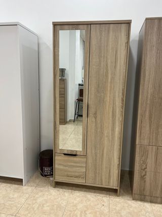 Armario 2P Sonoma con Espejo