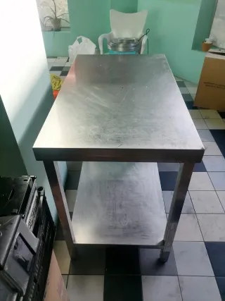 Mesa de trabajo acero inoxidable