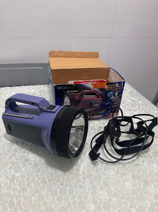 Linterna Radio Microtel MT-622NR 2 en 1