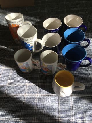 10 Tazze Porcellana Colazione