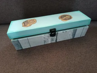 Caja artesanal decorada