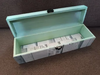 Caja artesanal decorada