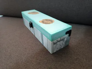 Caja artesanal decorada