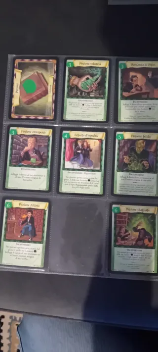 37 carte Harry Potter Trading Card Game