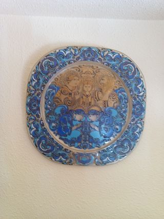 10 Piatti di Natale in Cristallo Bjorn Winblad 1978-1987