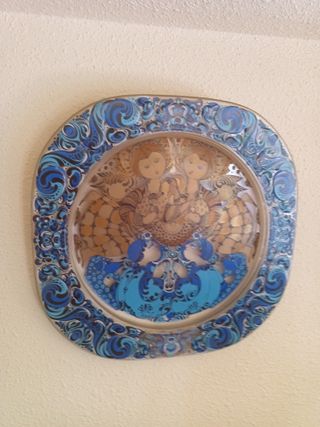 10 Piatti di Natale in Cristallo Bjorn Winblad 1978-1987