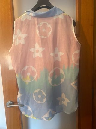 Camisa sin mangas multicolor para una talla L/XL