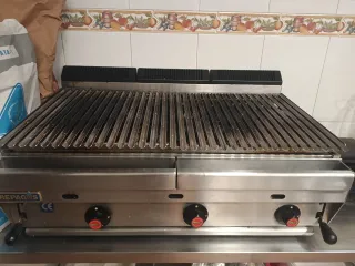 Parrilla de piedra volcánica para restaurante