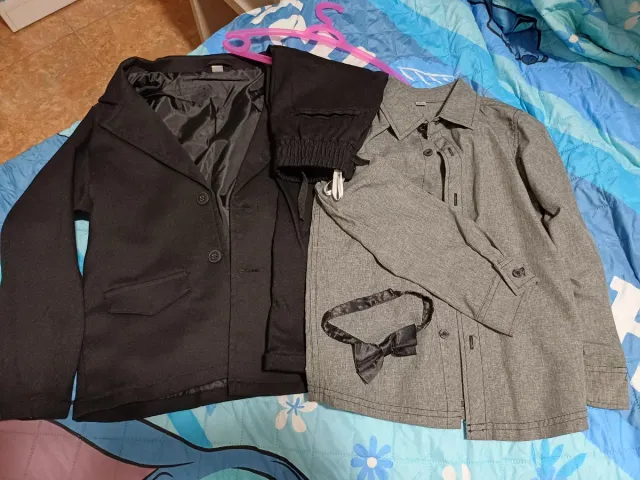 Traje de niño completo con pajarita Talla 5-6