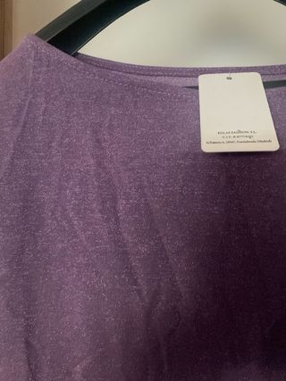 Blusa Morada Talla Única  para una L