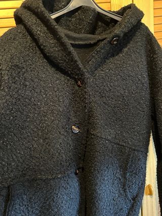 Cappotto donna lana cotta nero