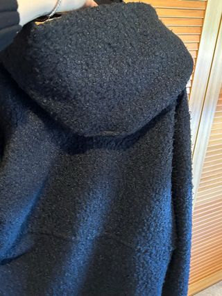 Cappotto donna lana cotta nero