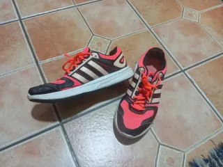 Zapatillas deportivas Adidas mujer rosa y negro