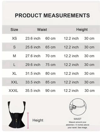 Faja Chaleco Moldeador Talla XS