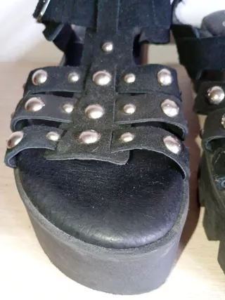 Sandalias negras mujer talla 39