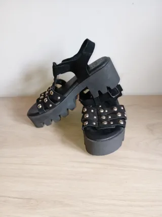 Sandalias negras mujer talla 39