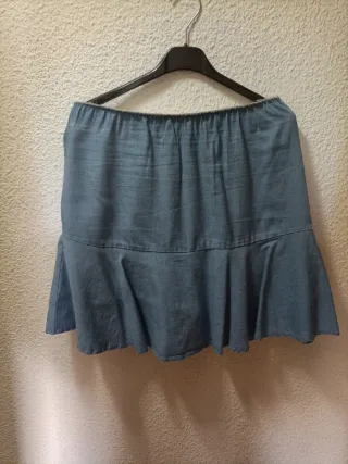 Falda pantalón vaquera