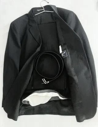 Traje negro t.56 caballero