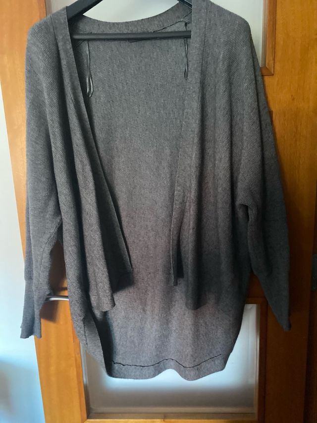 Chaqueta gris talla única