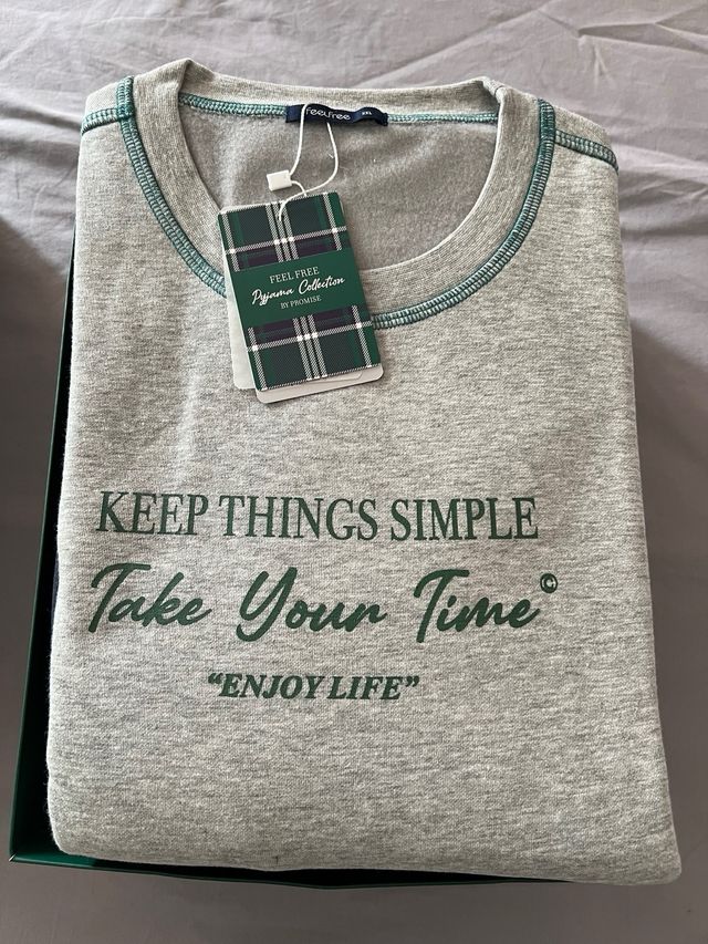 Conjunto Pijama y Bata Feel Free XXL