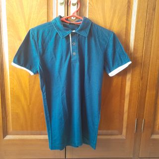 Polo slim fit azul hombre talla S, algodon