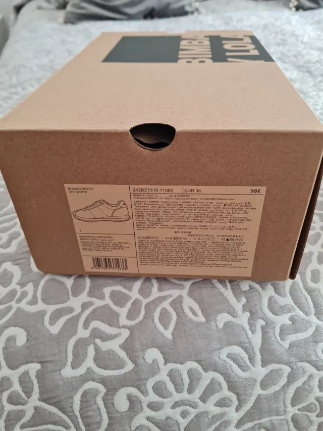 Deportivas Bimba y Lola Beige y Rosa