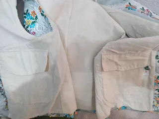 Chaleco Fallero plateado