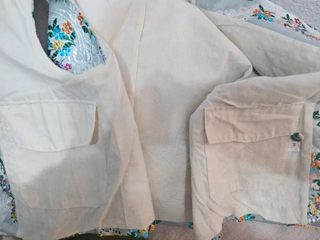 Chaleco Fallero plateado