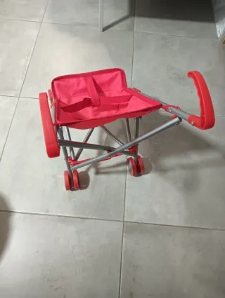 Silla de paseo para muñecas plegable
