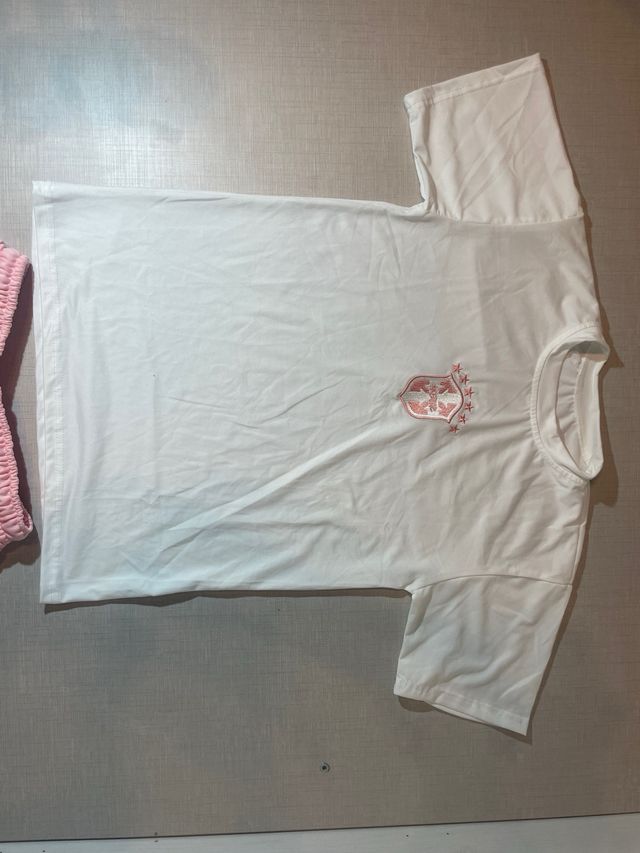 Conjunto chándal corto Brasil rosa avenir