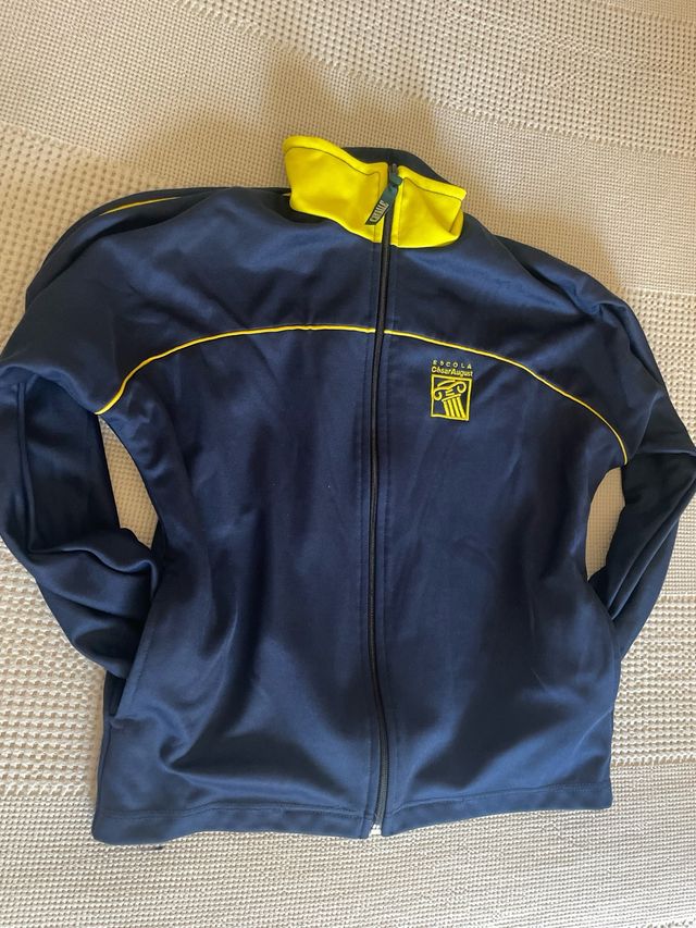 Chándal escolar chaqueta  César August talla 10